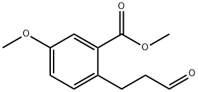 Methyl 5-methoxy-2-(3-oxopropyl)benzoate 结构式