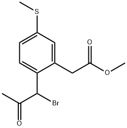 1804207-24-6 Methyl 2-(1-bromo-2-oxopropyl)-5-(methylthio)phenylacetate