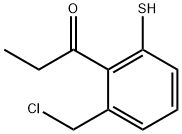 1-(2-(Chloromethyl)-6-mercaptophenyl)propan-1-one Structure