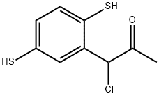 1-Chloro-1-(2,5-dimercaptophenyl)propan-2-one Structure