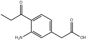 3-Amino-4-propionylphenylacetic acid,1804224-31-4,结构式