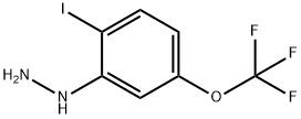 1-(2-Iodo-5-(trifluoromethoxy)phenyl)hydrazine 结构式