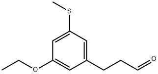 1804240-52-5 3-(3-Ethoxy-5-(methylthio)phenyl)propanal