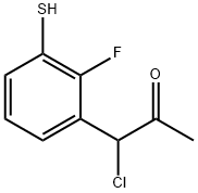 1-Chloro-1-(2-fluoro-3-mercaptophenyl)propan-2-one Structure