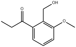 2-Methoxy-6-propionylbenzylalcohol,1804256-90-3,结构式