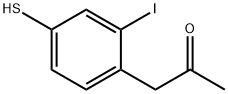 1-(2-Iodo-4-mercaptophenyl)propan-2-one Structure