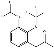 1804279-75-1 1-(3-(Difluoromethoxy)-2-(trifluoromethylthio)phenyl)propan-2-one