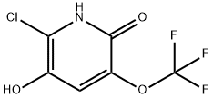 2-Chloro-3,6-dihydroxy-5-(trifluoromethoxy)pyridine,1804290-08-1,结构式
