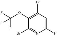 1804295-61-1 2,4-Dibromo-6-fluoro-3-(trifluoromethoxy)pyridine