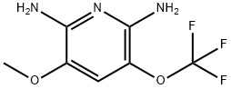 2,6-Diamino-3-methoxy-5-(trifluoromethoxy)pyridine Structure