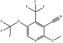 3-Cyano-2-methoxy-5-(trifluoromethoxy)-4-(trifluoromethyl)pyridine|