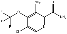 3-Amino-5-chloro-4-(trifluoromethoxy)pyridine-2-carboxamide,1804383-63-8,结构式
