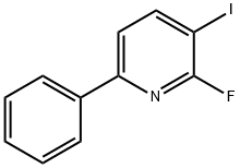 Pyridine, 2-fluoro-3-iodo-6-phenyl- Structure