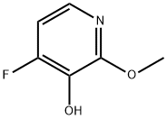 4-Fluoro-3-hydroxy-2-methoxypyridine 化学構造式