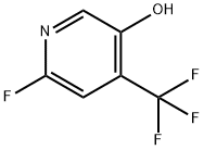 3-Pyridinol, 6-fluoro-4-(trifluoromethyl)- Struktur
