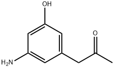 1-(3-Amino-5-hydroxyphenyl)propan-2-one 结构式