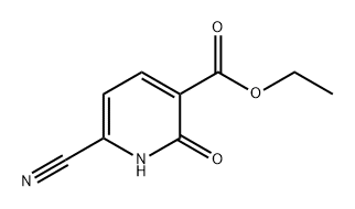 3-Pyridinecarboxylic acid, 6-cyano-1,2-dihydro-2-oxo-, ethyl ester,1804409-37-7,结构式