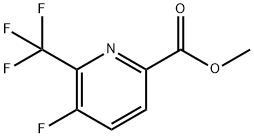 2-Pyridinecarboxylic acid, 5-fluoro-6-(trifluoromethyl)-, methyl ester,1804409-85-5,结构式