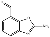 2-amino-1,3-benzoxazole-7-carbaldehyde Structure