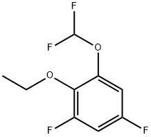 1,5-Difluoro-3-difluoromethoxy-2-ethoxybenzene Structure