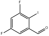 3,5-Difluoro-2-iodobenzaldehyde 化学構造式