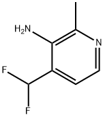 4-(二氟甲基)-2-甲基吡啶-3-胺, 1804438-91-2, 结构式