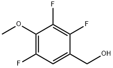 4-Methoxy-2,3,5-trifluorobenzylalcohol 化学構造式