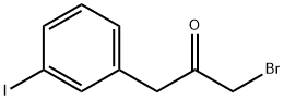 1-Bromo-3-(3-iodophenyl)propan-2-one Structure