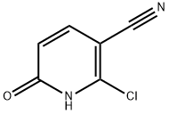 3-Pyridinecarbonitrile, 2-chloro-1,6-dihydro-6-oxo- Struktur