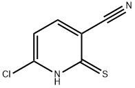 6-Chloro-2-mercaptonicotinonitrile Structure