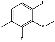 2,6-Difluoro-3-(methyl)thioanisole Structure