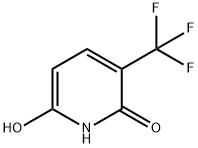 2(1H)-Pyridinone, 6-hydroxy-3-(trifluoromethyl)- 化学構造式