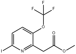 Methyl 6-iodo-3-(trifluoromethoxy)pyridine-2-acetate Structure