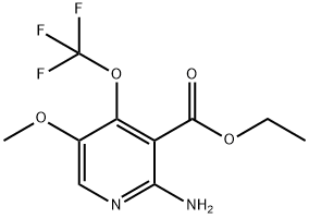 Ethyl 2-amino-5-methoxy-4-(trifluoromethoxy)pyridine-3-carboxylate Structure