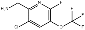 2-(Aminomethyl)-3-chloro-6-fluoro-5-(trifluoromethoxy)pyridine Structure