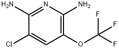 3-Chloro-2,6-diamino-5-(trifluoromethoxy)pyridine,1804595-67-2,结构式
