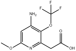 4-Amino-6-methoxy-3-(trifluoromethoxy)pyridine-2-acetic acid|