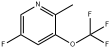 5-Fluoro-2-methyl-3-(trifluoromethoxy)pyridine Structure