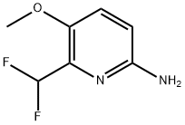 2-Pyridinamine, 6-(difluoromethyl)-5-methoxy-|6-(二氟甲基)-5-甲氧基吡啶-2-胺