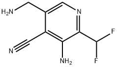 3-Amino-5-(aminomethyl)-4-cyano-2-(difluoromethyl)pyridine,1804699-61-3,结构式