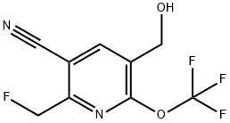 1804708-40-4 3-Cyano-2-(fluoromethyl)-6-(trifluoromethoxy)pyridine-5-methanol