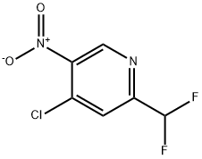 4-chloro-2-(difluoromethyl)-5-nitropyridine|4-氯-2-(二氟甲基)-5-硝基吡啶