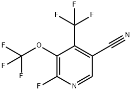 1804779-19-8 5-Cyano-2-fluoro-3-(trifluoromethoxy)-4-(trifluoromethyl)pyridine