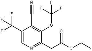 1804807-64-4 Ethyl 4-cyano-3-(trifluoromethoxy)-5-(trifluoromethyl)pyridine-2-acetate