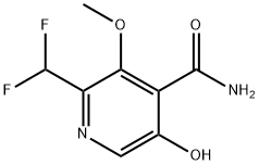 1804861-03-7 2-(Difluoromethyl)-5-hydroxy-3-methoxypyridine-4-carboxamide