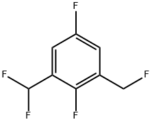 2,5-Difluoro-3-(fluoromethyl)benzodifluoride,1804885-40-2,结构式