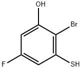 2-Bromo-5-fluoro-3-hydroxythiophenol|