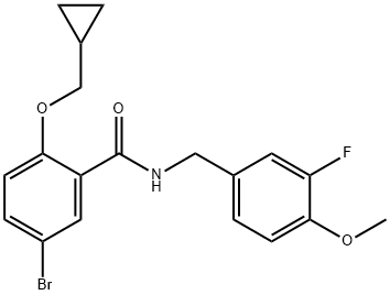 1804942-69-5 Benzamide, 5-bromo-2-(cyclopropylmethoxy)-N-[(3-fluoro-4-methoxyphenyl)methyl]-