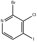 2-Bromo-3-chloro-4-iodopyridine 化学構造式