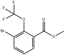 Methyl 3-bromo-2-(trifluoromethoxy)benzoate Structure